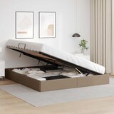  Otomanski krevet s pohranom Kapućino 180 x 200 cm Lažna koža | shoptok.hr