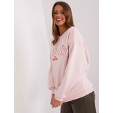 My Red Lips Sweatshirt-EM-BL-617-14.09-light pink | Shoptok.si