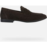 Geox Dark brown men's moccasins Sapienza - Men's | Shoptok.si