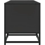 TV ormarić crni 100 x 35 x 41 cm konstruirano drvo i metal | Eponuda.com