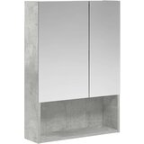  Kupaonski ormar s ogledalom Betonski sivi 50 x 14,5 x 70 cm | shoptok.hr