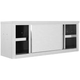  Kuhinjski zidni ormarić s kliznim vratima 120x40x50 cm čelični | Eponuda.com