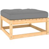 Maison Chic Vrtni stolček - Vrtni stoli za noge z blazino trdna borovina JS1059, (21877982) | Shoptok.si