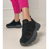 D/CEO Black perforated platform sneakers Brokes | shoptok.hr
