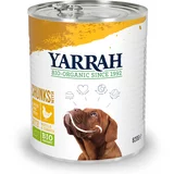Yarrah Varčno pakiranje Bio mokra hrana v pločevinki 12 x 820 g - Mešano pakiranje