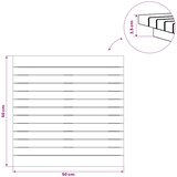  Gornji dio stola 50 x 50 x 3,5 cm Četvrtasti Čvrsto teak drvo | shoptok.hr