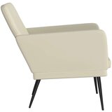  Naslanjač krem 61x78x80 cm umetno usnje, (20702238) | Shoptok.si