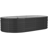 Furnova Visoka greda iz prašno premazanega jekla 152x80x36 cm antracit, (21920257) | Shoptok.si