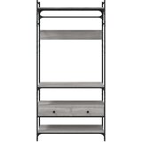  Omara s predali siva sonoma 89x39x184,5 cm konstruiran les | Shoptok.si