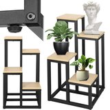 springos metalni stalak za cvijeće s 4 police 34 x 34 x 68 cm | shoptok.hr