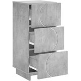  Komoda Betonska siva 33.5 x 34.5 x 75 cm Konstruirano drvo - Betonska siva | shoptok.hr