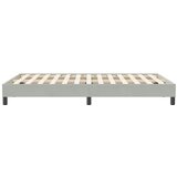 Box Spring krevet bez madraca svijetlo sivi 120x210 cm samt | shoptok.hr