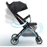 Nukido dječja kolica Paseo, crna točkasta | shoptok.hr