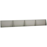  Zid za zadržavanje 4 kom. 80 x 12 x 30 cm Otporni čelik Rđa | shoptok.hr