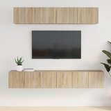 The Living Store Komplet TV omaric 5-delni sonoma hrast inženirski les - Komplet TV Omaric, (21374152) Cene