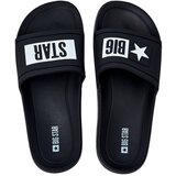 Big Star Men's Rubber Flip Flops Black | ePonuda.com