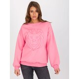 ex moda Sweatshirt-EM-BL-617-4.41P-pink | Shoptok.si