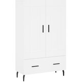  Visoka komoda bijela 69,5 x 31 x 115 cm od konstruiranog drva | shoptok.hr