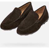 Geox Dark brown men's moccasins Spherica EC16 - Men's | shoptok.hr