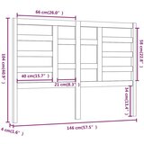  Uzglavlje za krevet boja meda 146 x 4 x 104 cm masivna borovina | Eponuda.ba