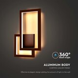  LED zidna svetiljka LED/20W/230V 3000K braon | Eponuda.com