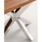 Kave Home Jedilna miza z mizno ploščo v hrastovem dekorju 90x160 cm Argo – | Shoptok.si
