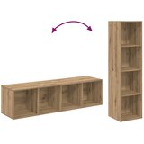  Set TV komoda Zidne 2 pcs Umjetnički hrast 37 x 37 x 142,5 cm | shoptok.hr