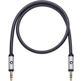  audio priključni kabel [1x 3,5 mm banana utikač - 1x 3,5 mm banana utikač] 0.50 m crna pozlaćeni kontakti Oehlb | Eponuda.ba