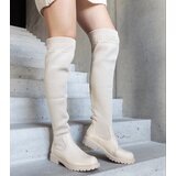 Gemre Beige long boots with flexible upper Juanra Cijene