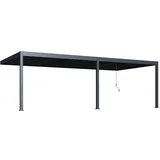 Bioklimatska pergola INTRO DUO 8×4 m, aluminij – pričvršćivanje na zid