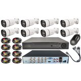  CAM-AHD2MP-KITXM8W GMB kamera 2 mpix set od 8 analogne kamere FULL COLOR app xmeye | Eponuda.com