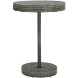 vidaXL Vrtni stol sivi 75,5 x 106 cm od poliratana Cijene