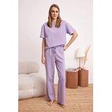 TRENDYOLMILLA Ženski set pidžame Thmaw26Pt00050, Ljubičasti Cene