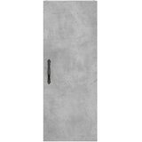 Visoka komoda siva betona 34,5x34x180 cm od konstruiranog drva | shoptok.hr