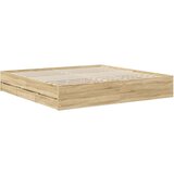  Konstrukcija postelje s predalom Sonoma hrast 200 x 200 cm, (5000121474) | Shoptok.si