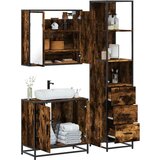 vidaXL 3-dijelni set kupaonskog namještaja boja hrasta drveni | shoptok.hr