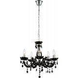 Globo Luster Cuimbra II crni 5xE14 | ePonuda.com