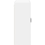 vidaXL Stenska kuhinjska omarica Visok sijaj bela 80 x 31 x 80 cm | Shoptok.si
