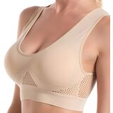  Sportski bešavni grudnjak - Smeđa / S KP30539 | shoptok.hr