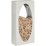  Stalak za drva za ogrjev 50x23x100 cm od nehrđajućeg čelika | shoptok.hr