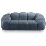 Micadoni Home Modra žametna sedežna garnitura 214 cm Diana – Cene