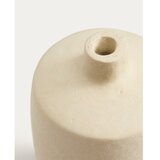 Kave Home Krem vaza od papier-mâché (visina 26 cm) Mireni – | shoptok.hr