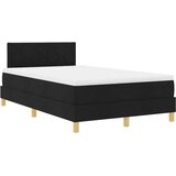  LED Box Spring Krevet s LED trakama Crna 120 x 200 cm tkanina | shoptok.hr