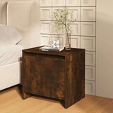  Noćni ormarići 2 kom boja dimljeni hrast 45x34x44 5 cm iverica | shoptok.hr