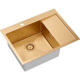 Quadron sudoper RUSSEL 116 + nano PVD bakar bazen lijevo | shoptok.hr