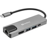 Sandberg USB-C 5in1 Travel Dock Saver Cene