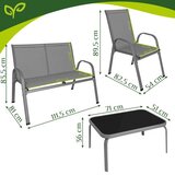 Gardlov Garnitura balkonskog namještaja - siva | shoptok.hr