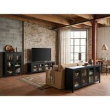 Marckeric Crna TV komoda od masivnog bora 150x50x40 cm Alessandra – | shoptok.hr