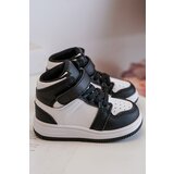 Boto High Children's Sports Shoes White and Black Teredite | Shoptok.si