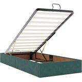 vidaXL Otomanski posteljni okvir z vzmetnicami zelen 80x200cm žamet, (21611961) | Shoptok.si